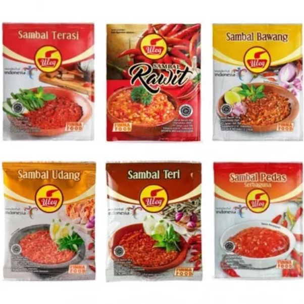 

Finna Uleg Sambal Sachet 10x20G