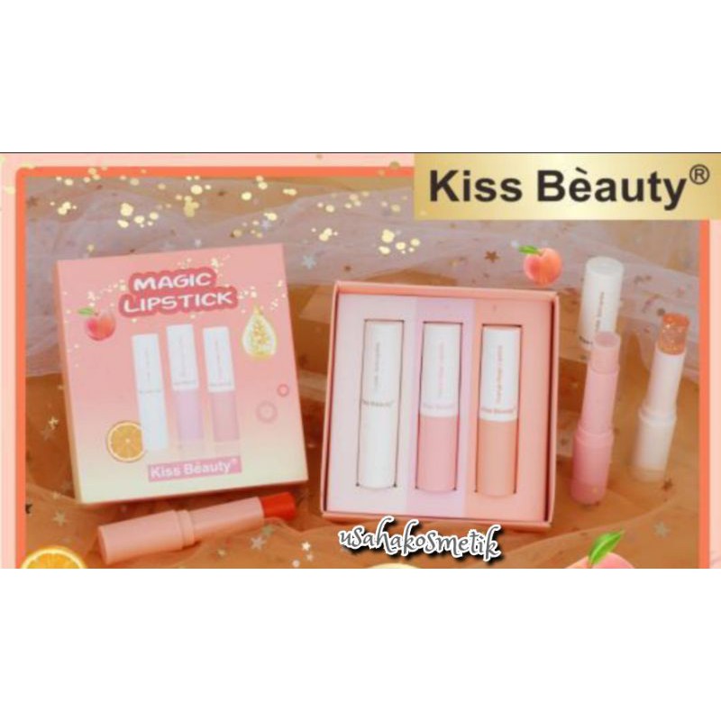 PROMO 1PAK ISI 3PCS SEGEL LIPSTIK MAGIC 3WARNA/LIPSTICK NO.2933