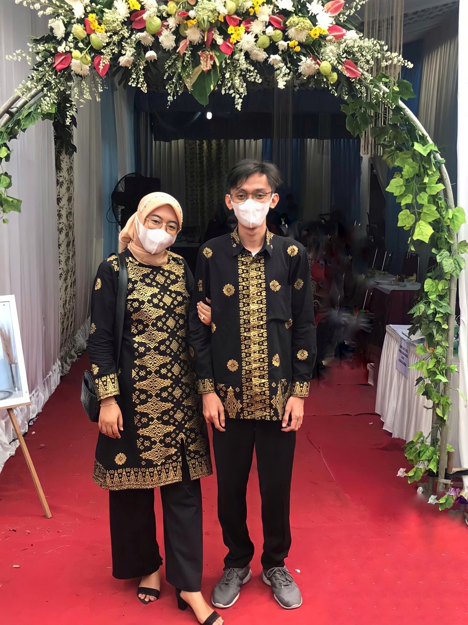 Maura Couple - Sania Ruffle Batik Couple Ori Ndoro Jawi -  Batik Modern Pekalongan