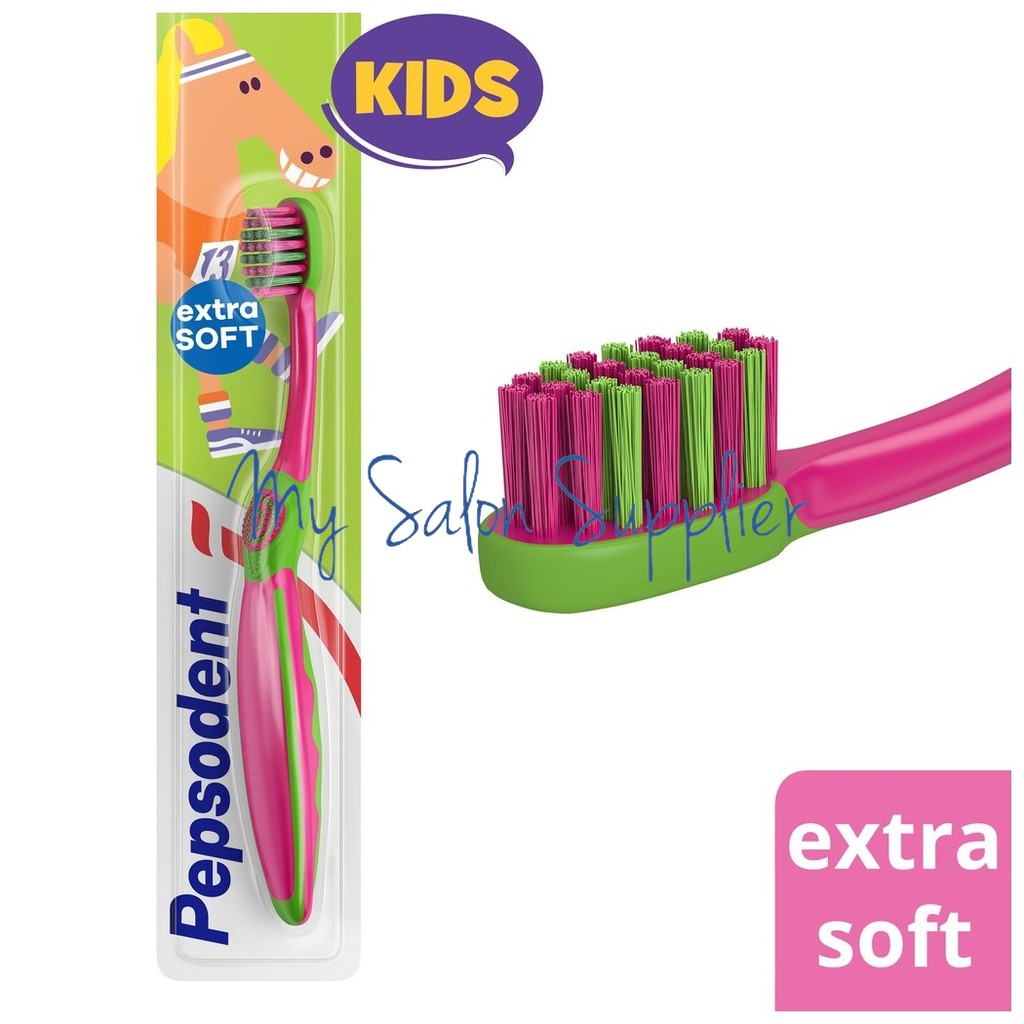 Sikat Gigi Pepsodent Kids / Anak Extra Soft isi 1