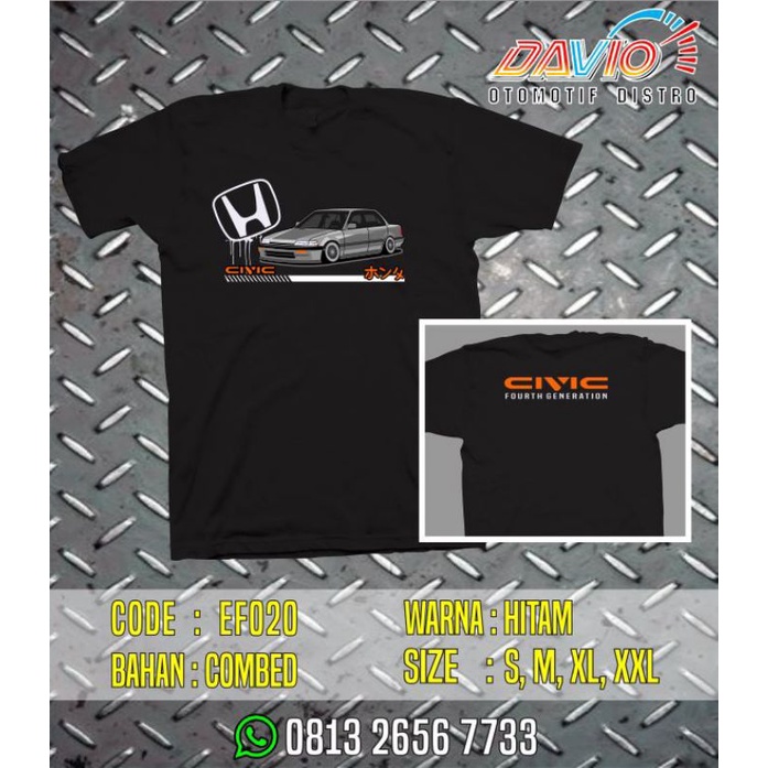 Kaos Grand civic•Kaos Civic•civic t-shirt•Ef civic•kaos mobil•kaos otomotif