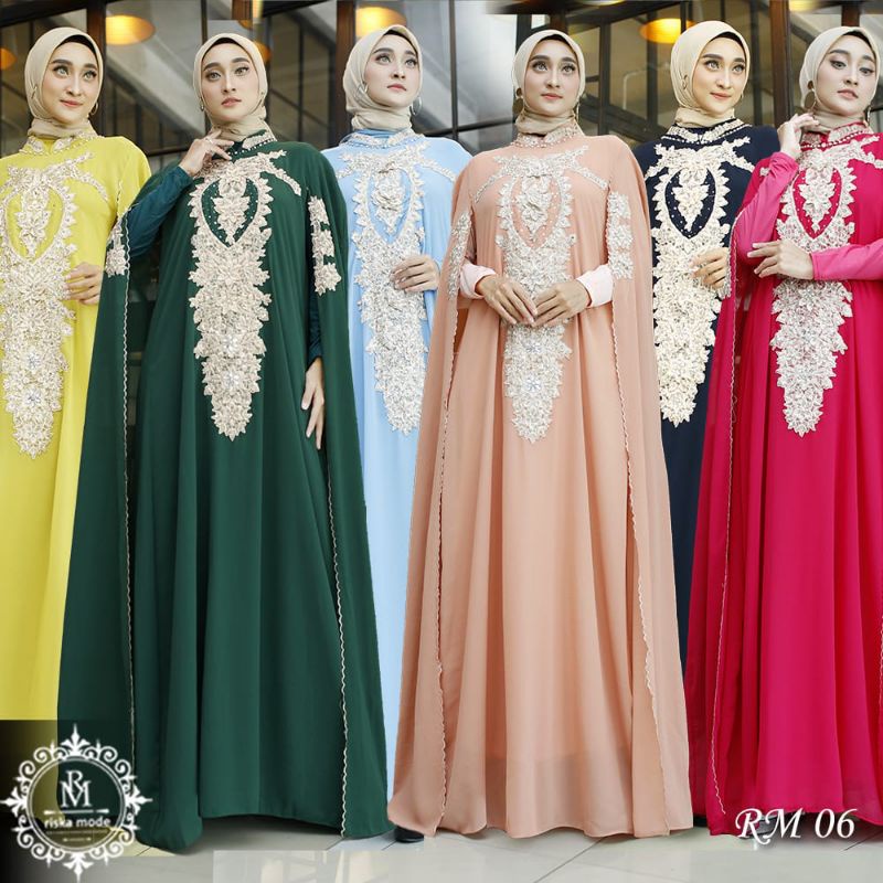 FASHION MUSLIM//KAFTAN KANAYA FREE INNER//BAHAN CERUTY BABYDOLL MIX BORDIR PAYET//BAJU PESTA//SERAGAMAN WISUDA//GAMIS TERBARU//KAFTAN TEEBARU//By Riska Mode