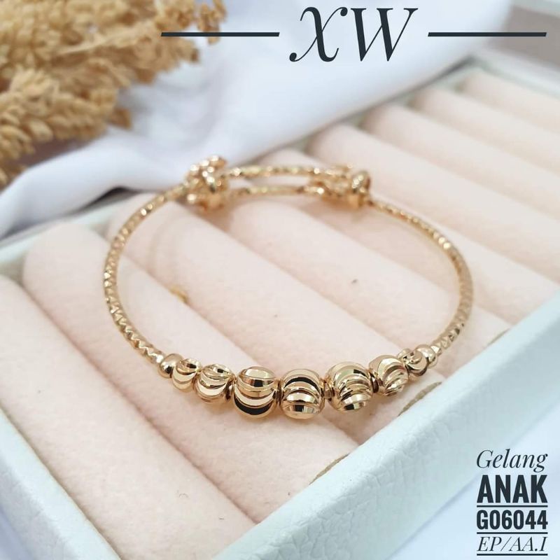 Gelang Bangle Anak Meilyn warna Gold G06044