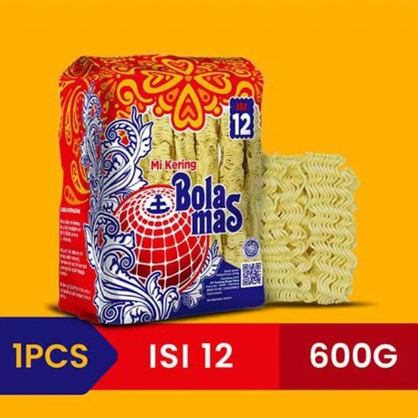 

Mie bola mas isi 12 @50 gr total 600 gr