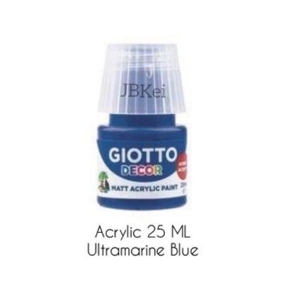 

Cat Acrylic Giotto Decor Matt Ultramarine Blue 25ml Satuan 538117