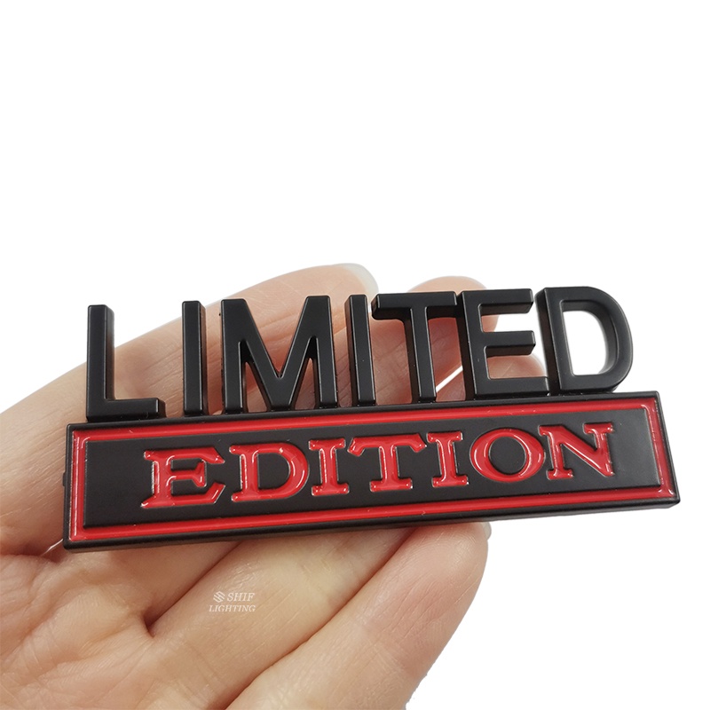 1pc Stiker Emblem Logo LIMITED Edition Bahan Metal Untuk Dekorasi Mobil