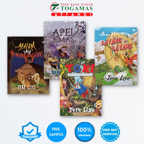 READY BUKU ANAK TERE LIYE  APEL EMAS / MALAM YANG MENEGANGKAN / SUKU PENUNGGANG LAYANG - LAYANG / TO