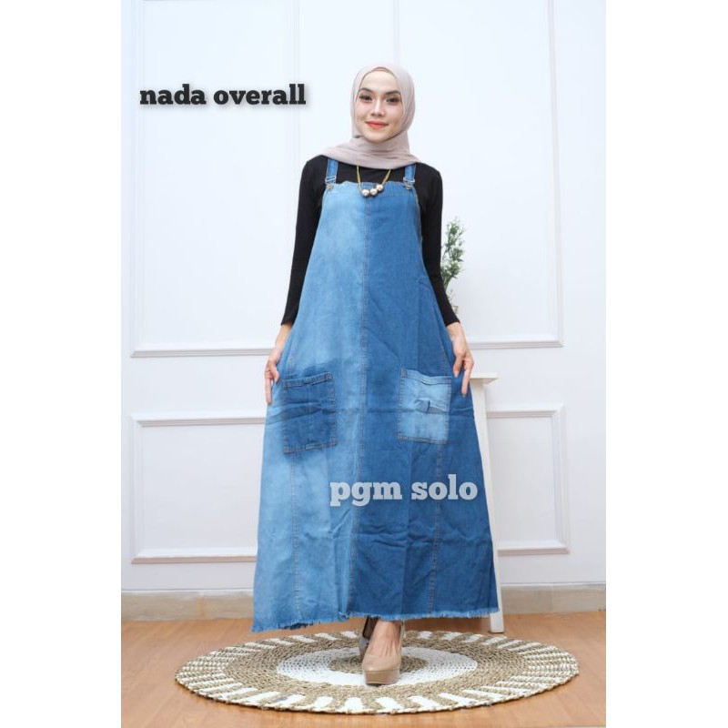 overall wanita jeans