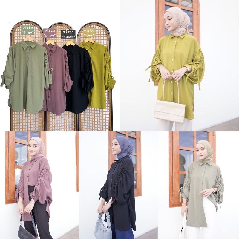 HEKSA TUNIK BLOUSE SERUT WANITA