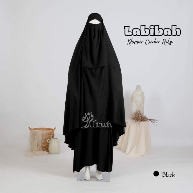 jilbab khimar safar cadar rit Makassar twill ori super adem