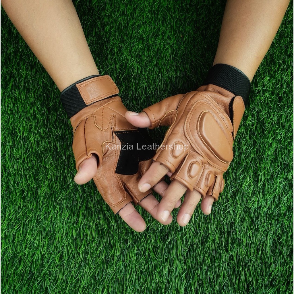 Kanzia Leathershop Sarung Tangan Kulit Outdoor TX