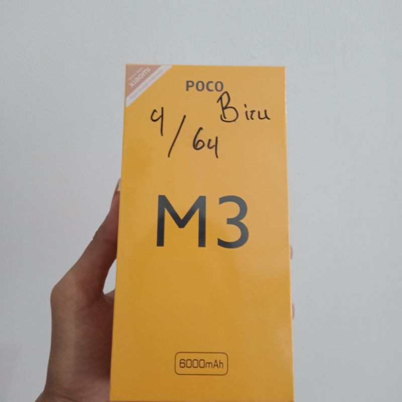 poco m3 4/64 garansi resmi