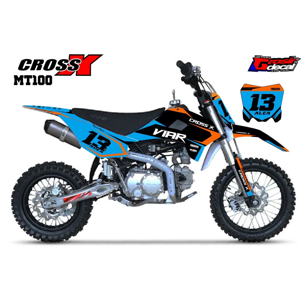 Sticker Decal Mini Trail Viar 100cc New Full Body Sticker Dekal Mini Trail Viar 100cc Bebas Reques