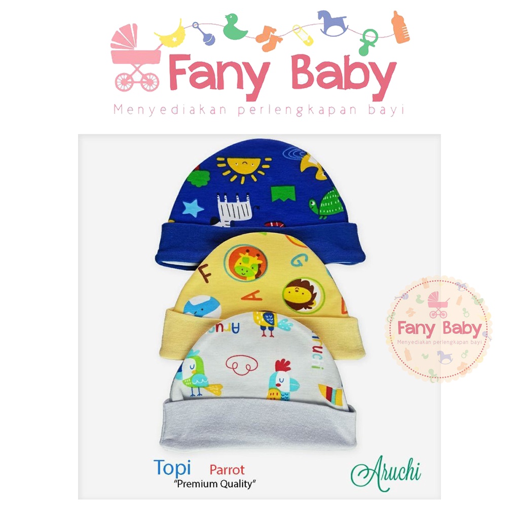 ARUCHI TOPI MOTIF 3PCS