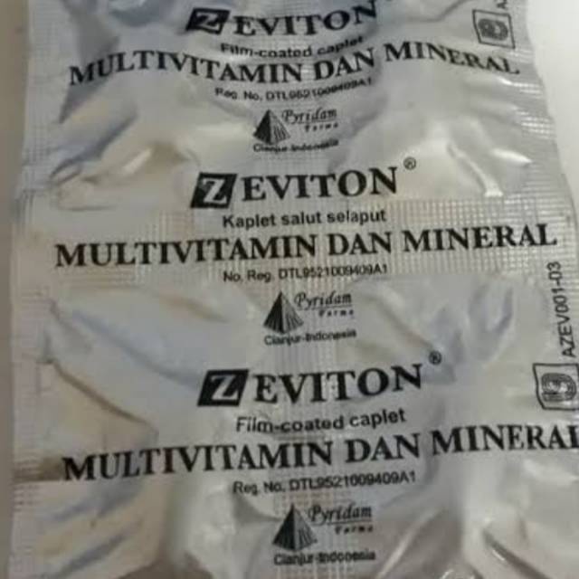 Zeviton vitamin C 750 / Suplemen multivitamin / PER TABLET