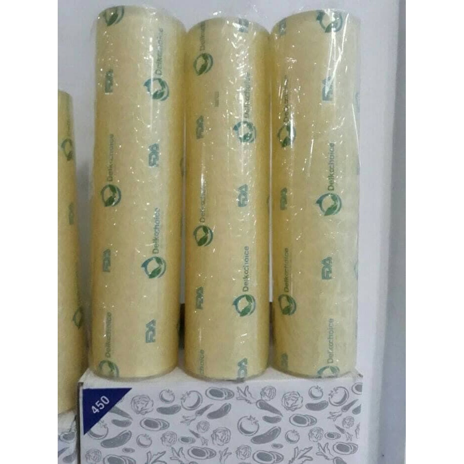 Plastik Wrapping Makanan 45cm x 500M x 14mic Food Grade Biru