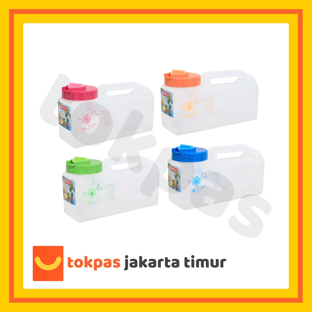 Botol Minum Kulkas JUMBO 3L Tempat Air Horizontal Botol Serbaguna Wadah Teko 3000ml Water Jar Botol 