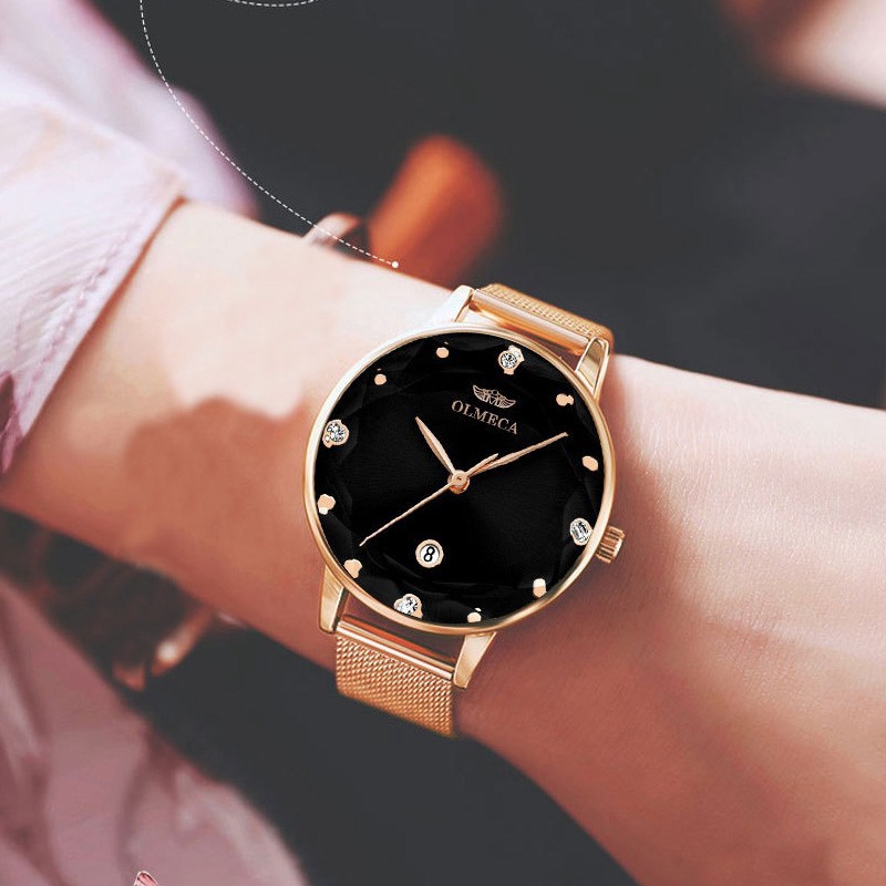 CEWEK STAINLESS TAHAN AIR BERKUALITAS TERLARIS//   Jam Tangan Wanita:Olmeca  Jam Tangan Wanita Mewah