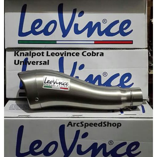 Terbaru Knalpot Leovince Cobra (OnlySilencer) Universal ORIGINAL