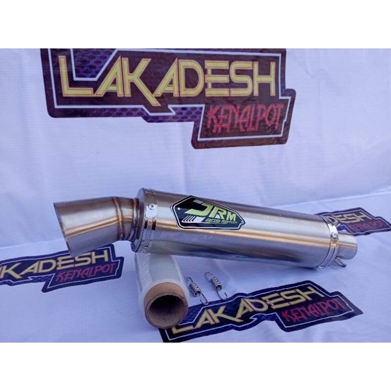 SILENCER (ONLY) KNALPOT JRM (INLET 38) BEAT MIO VARIO AEROX SCOOPY NMAX PCX ADV LEXI GENIO DLL