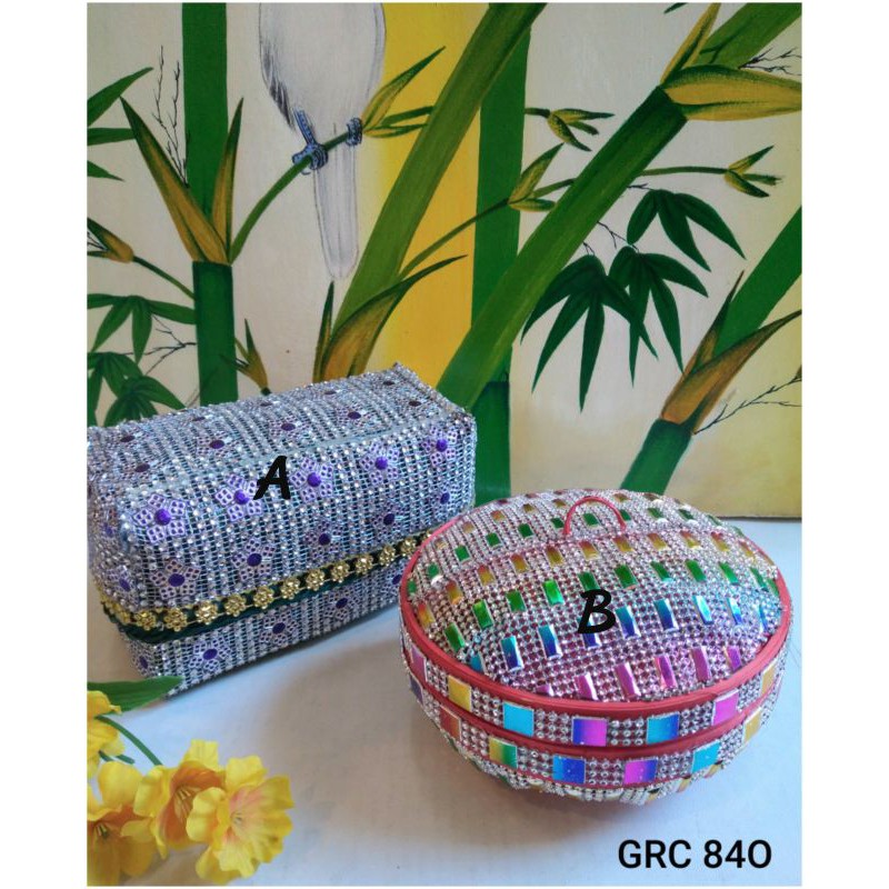 

kotak hadiah box kado keranjang parcel hantaran nikah perlengkapan lamaran handicraft bambu