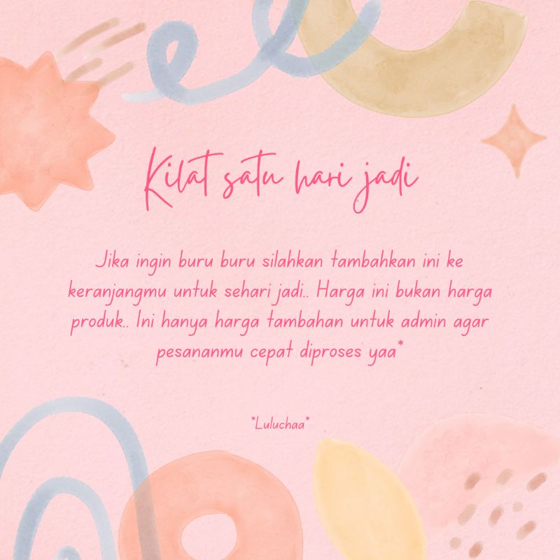 

Acrylic Kilat 1 hari jadi