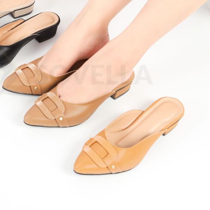 ☚ SOVELLA Ellena Sepatu Heels Wanita Simpel Wanita ☏