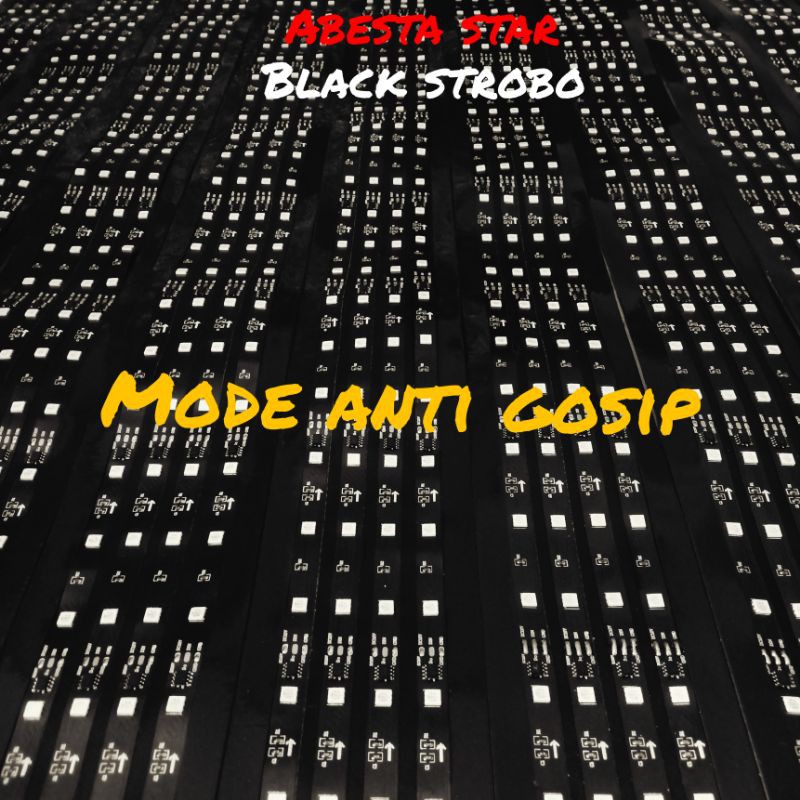 strobo kaca depan mobil 12v/24v Led hitam 120cm-140cm pickup truck l300 elf canter