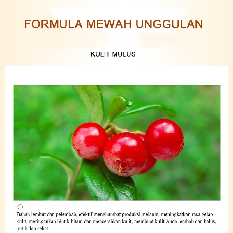 Krim pemutih wajah Efektif menghilangkan bintik hitam dan flek hitam/Krim pemutih dan menghilangkan flek Mencerahkan warna kulit/Memperbaiki kusam Memudarkan noda hitam Melasma Bintik hitam Bintik penuaan Bintik stretch mark Memperbaiki kulit