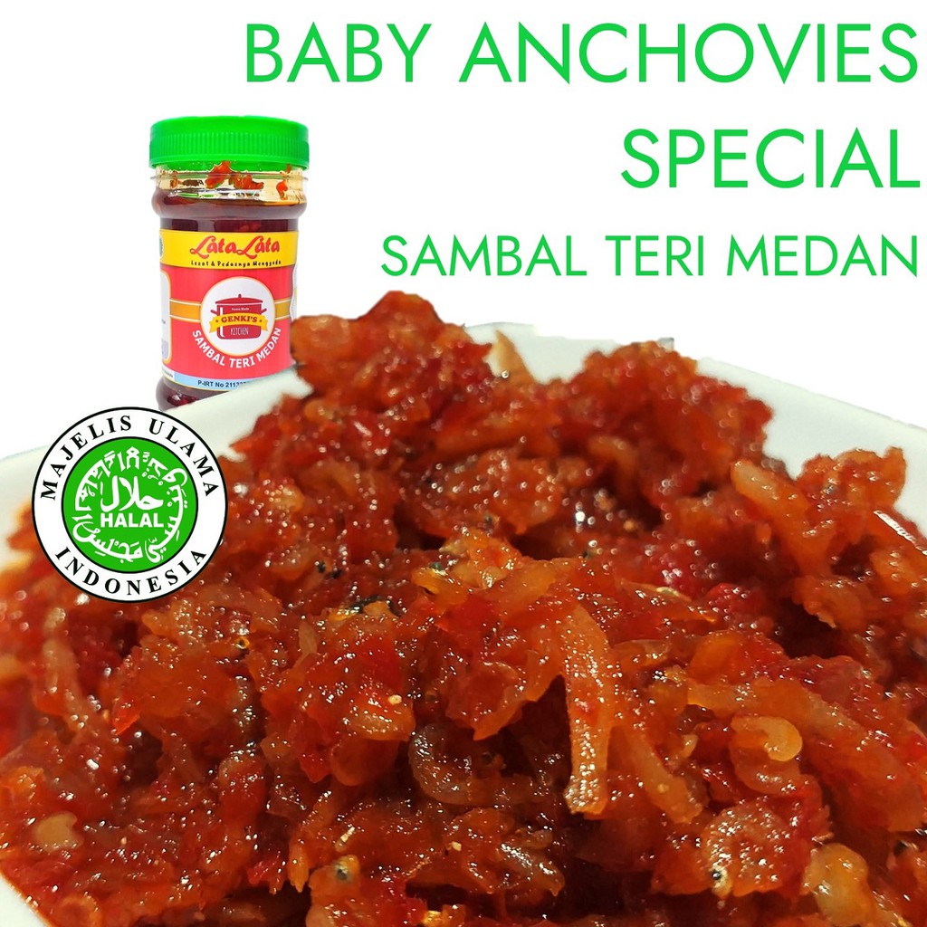 

BABY ANCHOVIES SPECIAL - Sambal Teri Medan LataLata