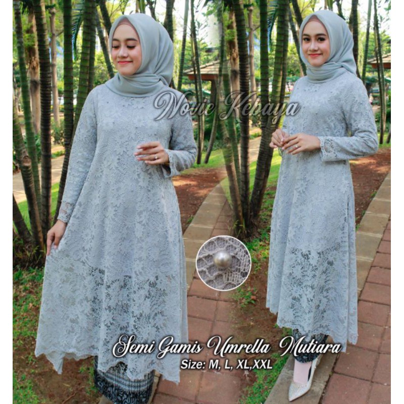 {MURAH MERIAH}semi gamis umrella brukat/kebaya pesta