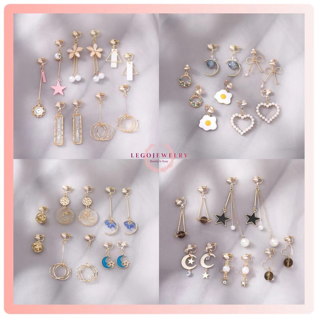 Anting fashion model korea vintage high quality anti karat