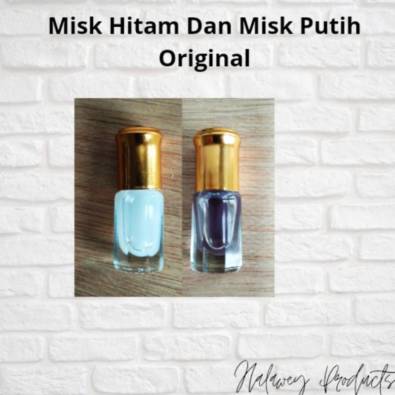 misk Thaharah hitam dan misk thaharah putih original