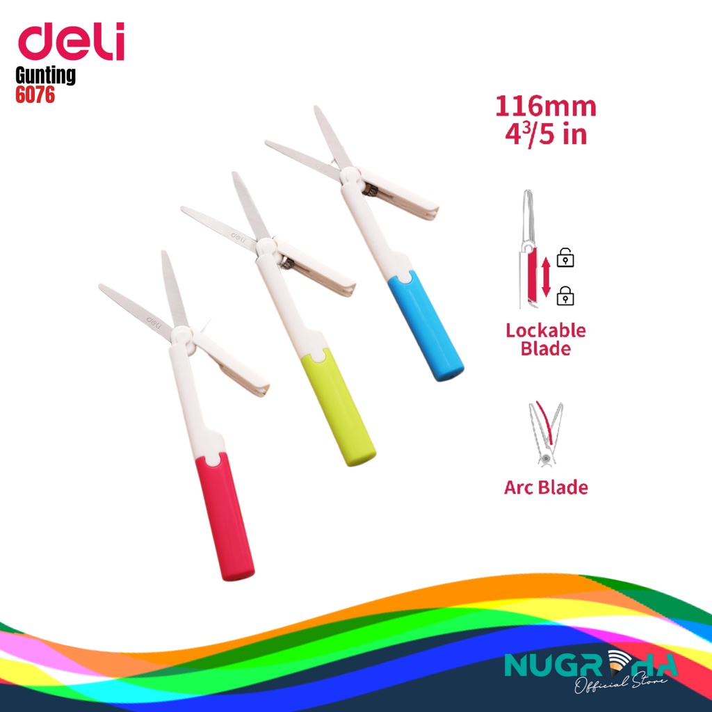 

GUNTING PORTABLE SAKU LIPAT MINI DELI 6076
