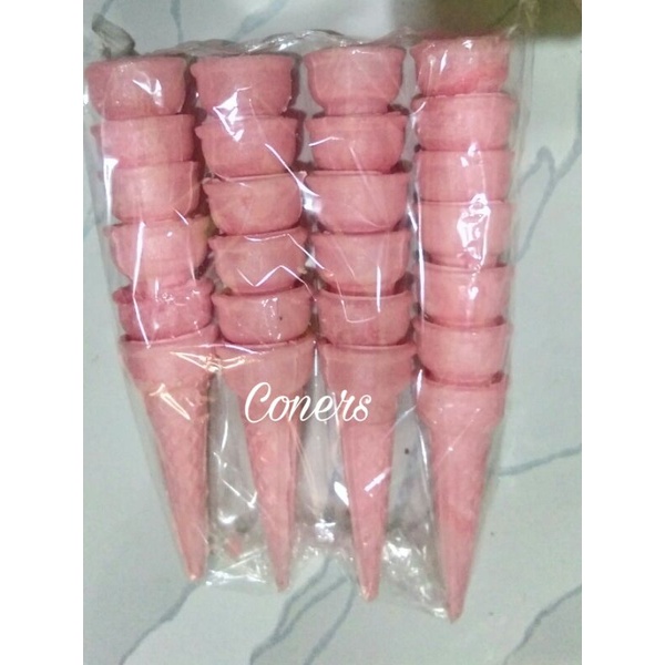 

cone es krim lancip kecil isi 25 pcs Bisa COD