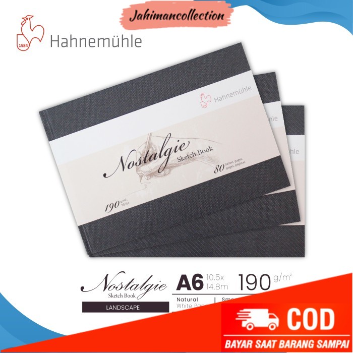 

✨ BISA COD ✨ Buku Sketsa Hahnemuhle A6 Nostalgie Sketchbook