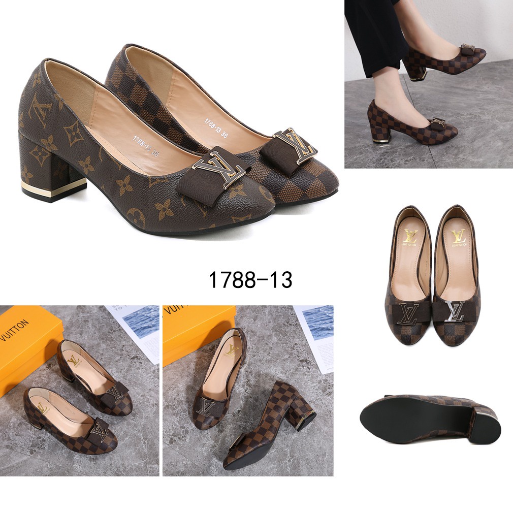 Bow Block Heel Pumps 1788-13