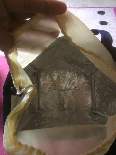 Lunch Bag Alumunium/ Cooler Bag/tas Bekal Motif Tote Fish Serut