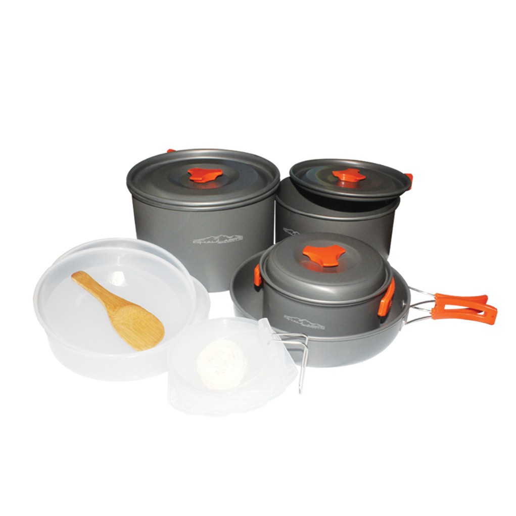 Dhaulagiri Cooking Set DH-500 // Nesting Dhaulagiri 4-5 Orang