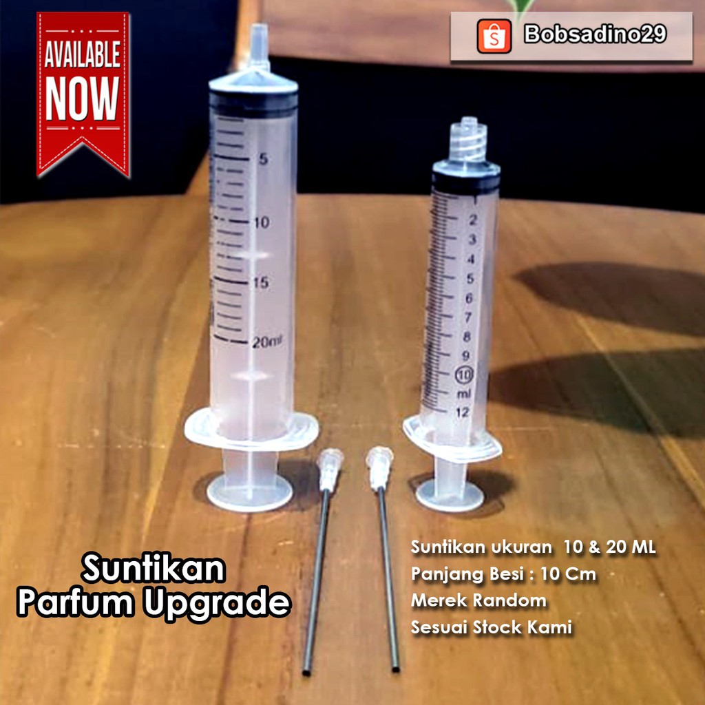 Suntikan upgrade 25ml/Suntikan untuk reffil parfum/Tinta/Bibit/SERBAGUNA/ujung besi