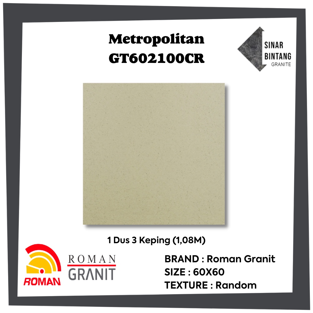 Granit 60 X 60 | Granit Lantai Metropolitan Series ROMAN GRANIT