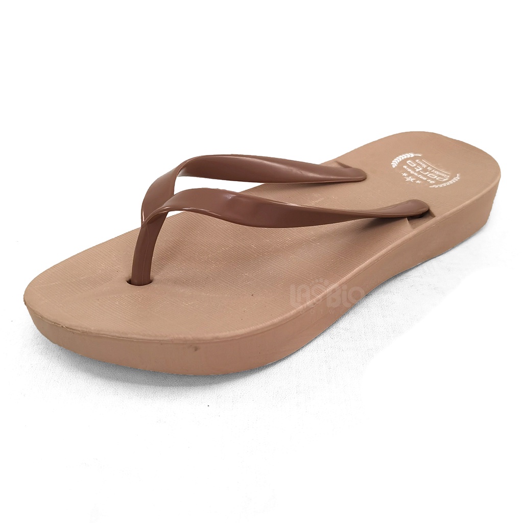 Porto Sandal Jepit Jalan Kasual Rumah Rubber Anti Slip Wanita 3030L