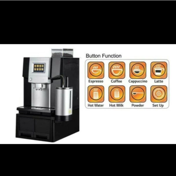 Mesin Kopi Otomatis Getra CLT-Q006 Espresso Coffee Machine Mesin Instan Pembuat Kopi Otomatis