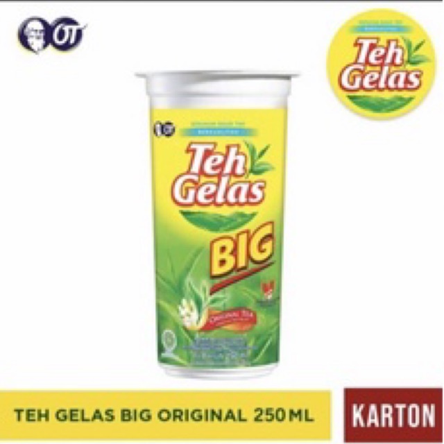 

Teh Gelas Big 250ml isi 24 cup