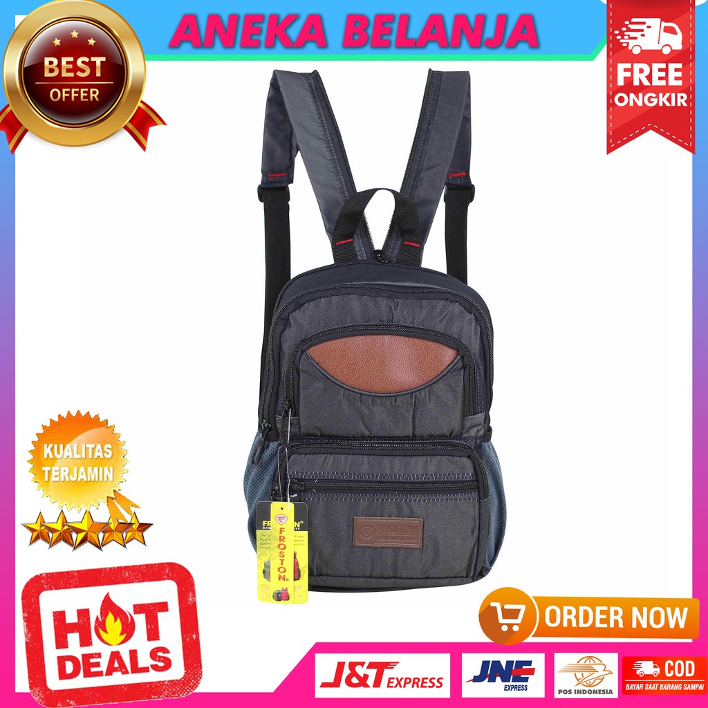 New Arrival Tas Froston Kulit Atas Hitam Kuliah Hangout Terbaru Khusus Wanita Stylish Tas Multifungsi Keren Casual Bahan Kuat Tebal Harga Termurah Terlaris Berkualitas