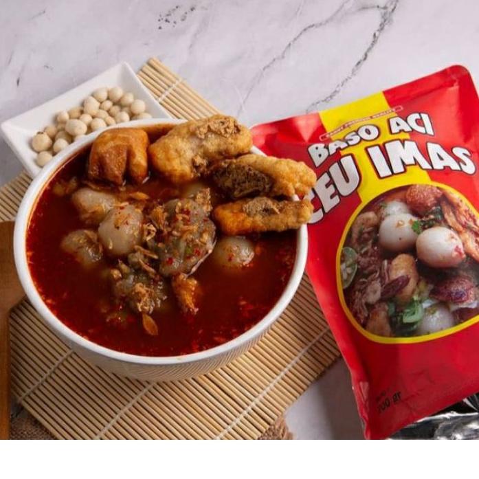 

EQYV Baso aci ceu imas asli Garut (baso daging urat, siomay, tahu, baso jewol)
