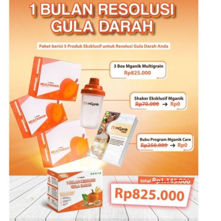 

TrxP5b5A--COD & MURNI Paket 1 Bulan Resolusi Gula Darah Mganik Multigrain terpercaya