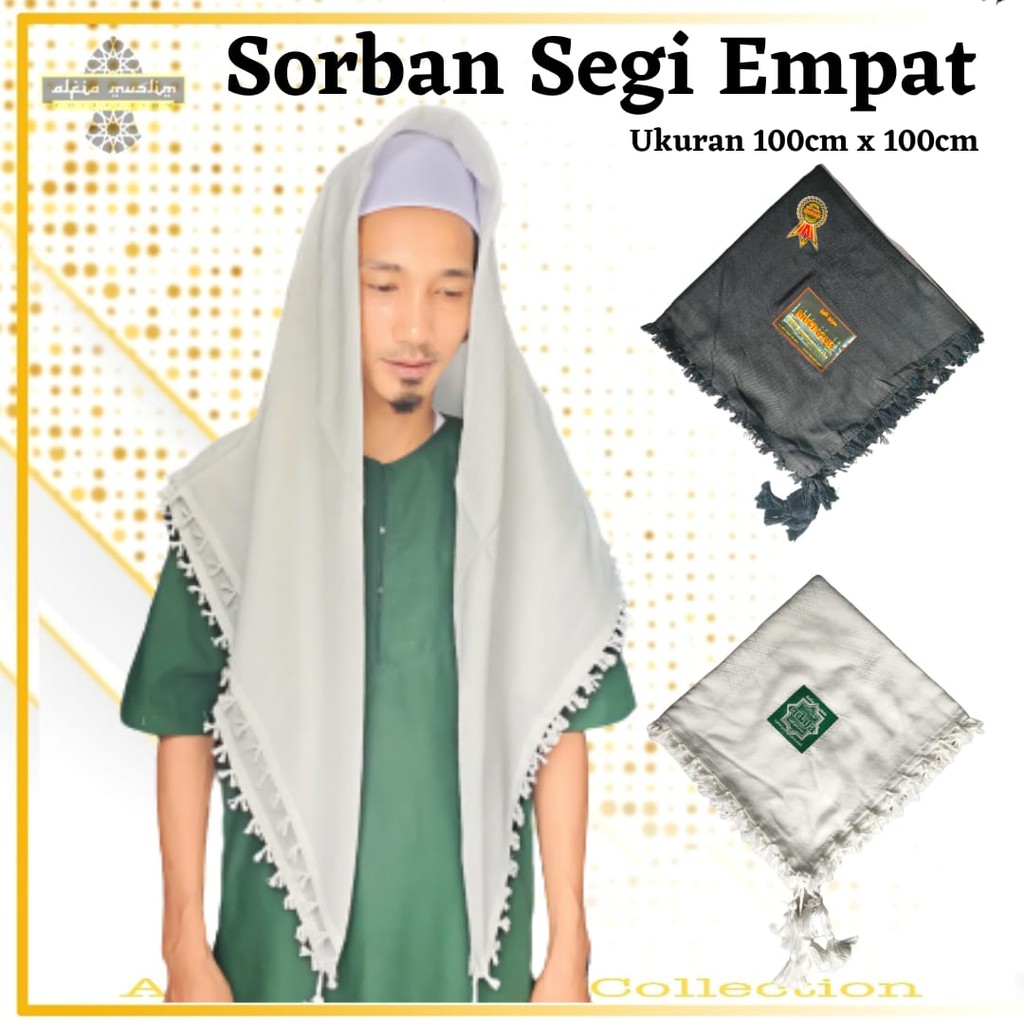 Sorban Segi Empat Murah Sorban Haji Sorban Shalat Termurah