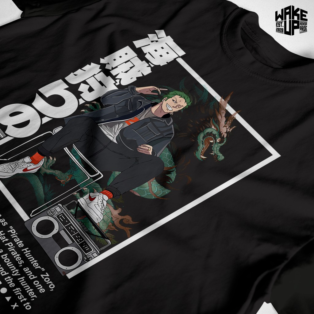 Kaos Anime ( RORONOA ZORO STREETWEAR ) PREMIUM