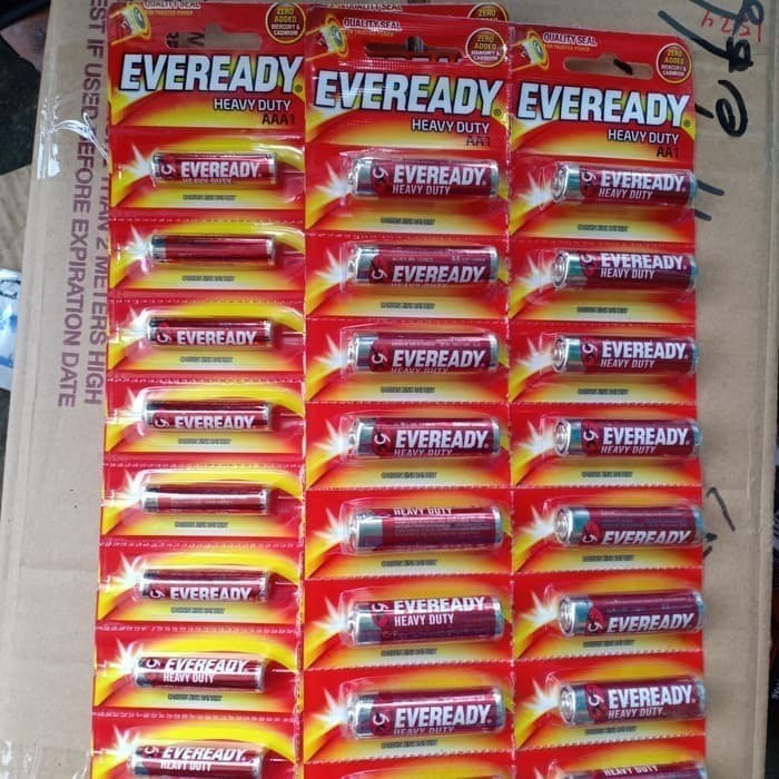 BATERAI BATRE BATTERY EVEREADY AA / AAA 1.5V R6 PER PCS